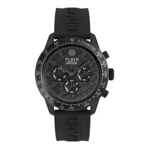 Philipp Plein Pleinmeter Chronograph Watch Black Mens